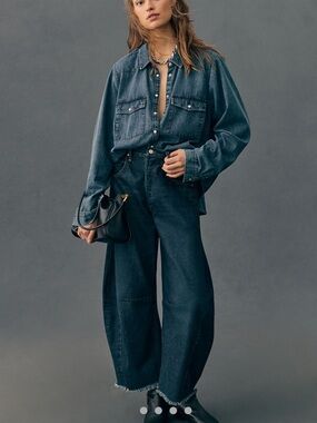 Citizens of Humanity Horseshoe High-Rise Barrel Jeans